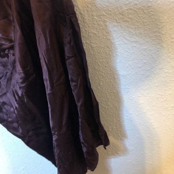 NWT LAmade Sadie Satin Silky Draped Chest Midi Dress Small - Picture 11 of 12